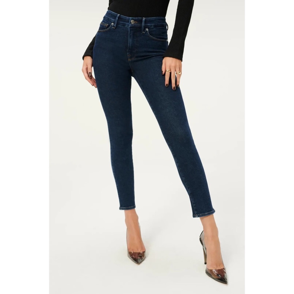 Good American Good Legs Crop Skinny Jeans, size 10 / 30.